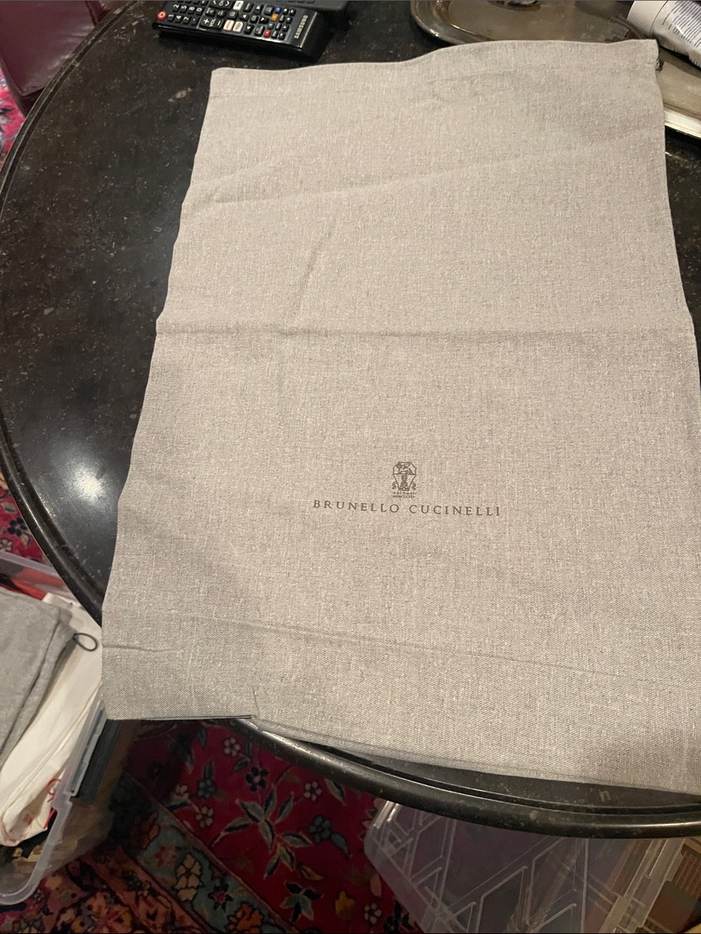 Brunello Cucinelli Beige Logo Dust Bag